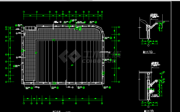 某二层食堂建筑方案设计全套CAD图纸-图二