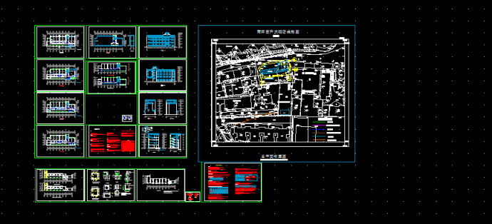 宏声大酒店结构设计及施工全套CAD图纸_图1