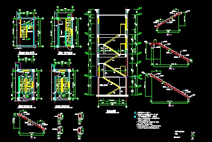 某厂房配电室结构CAD施工设计平面图纸-图二