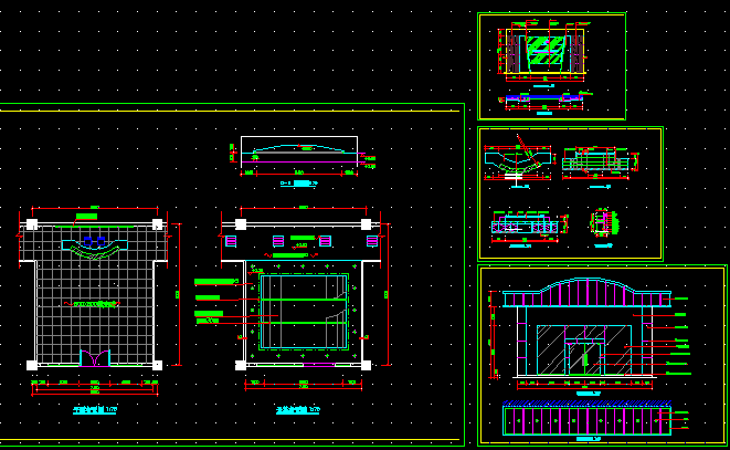 某工厂前台设计装修的全套设计施工图_图1