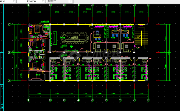 大型综合楼电气设计方案全套CAD图纸-图二