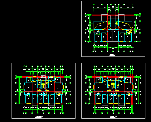 E1型住宅楼建筑施工CAD设计方案图纸_图1