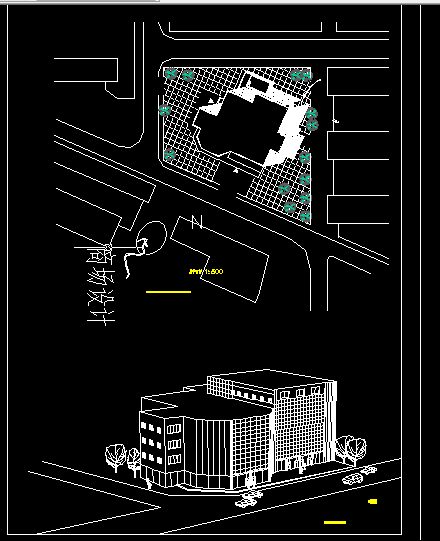 豪华欧式商场建施方案设计全套CAD图纸-图二