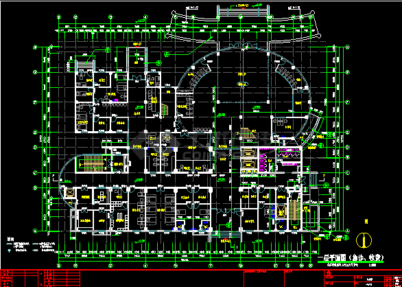 某地级市大型十一层人民医院建筑施工图纸
