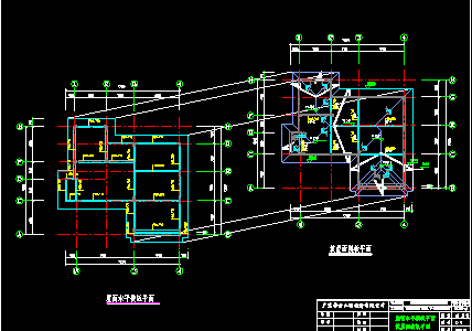 某别墅建筑、结构施工设计CAD图纸-图二
