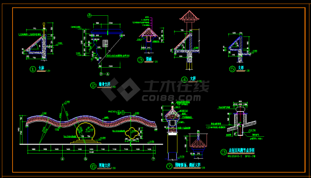 深圳某公厕、垃圾站施工设计CAD全套方案-图二