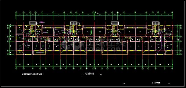 某住宅楼建筑电气方案设计CAD施工图-图二
