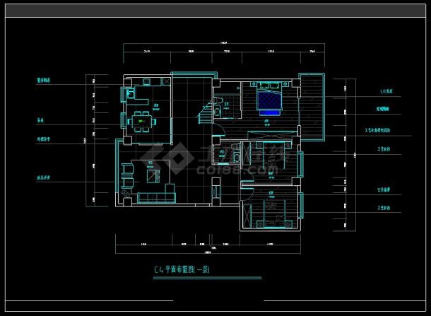 某大型住宅楼盘项目户型方案设计CAD图-图二
