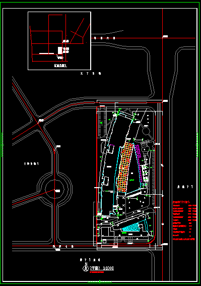 某市区大型办公式酒店CAD详细图纸-图二