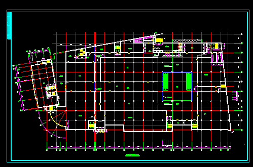 某大型商场设计施工全套CAD方案图-图二
