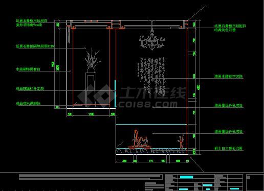 香港新古典三层别墅室内装修设计图（含效果图）-图二