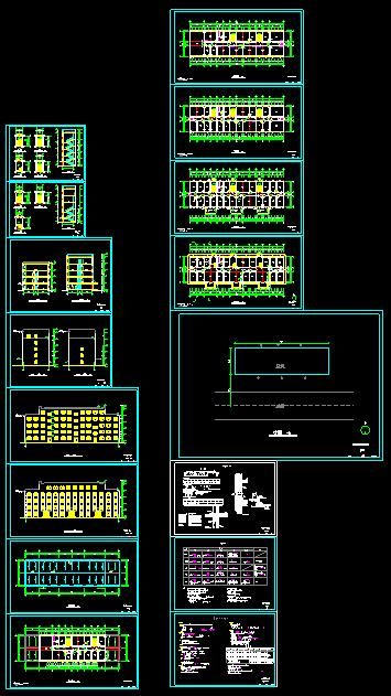 某五层疫病控制中心建筑CAD设计施工图(含设计说明）-图一