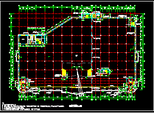 东莞一组大型超市建筑全套cad平立剖面设计施工图-图二