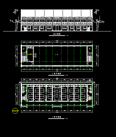 某寺院厢房建筑设计图纸CAD版-图二