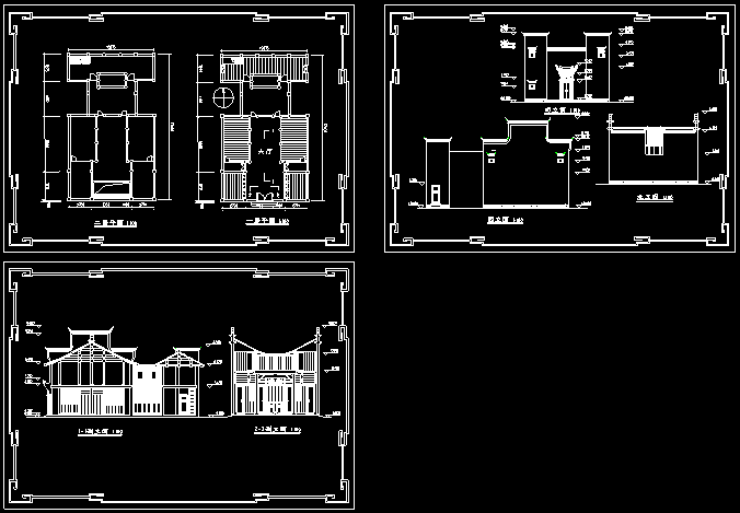 培德堂古建建筑施工设计CAD全图_图1