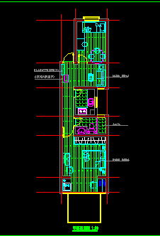 一整套别墅的总体规划cad平面设计图纸（包含大门、围墙）-图二