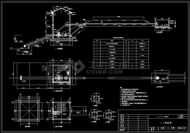 水利工程立式离心泵站cad设计施工图-图二
