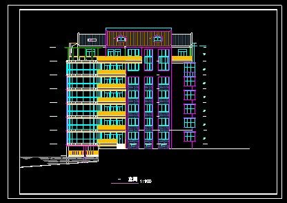 某武昌江边豪宅建筑设计CAD详情图-图二