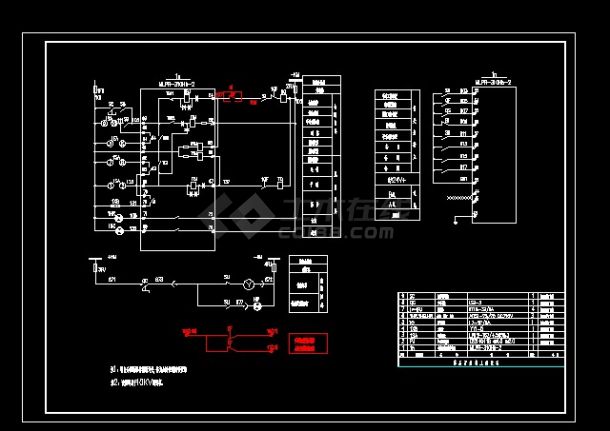 某典型电站、变电所电气cad原理接线图-图二
