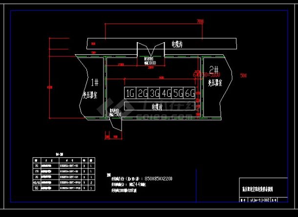 某高压配电室设计cad电气施工图纸-图二