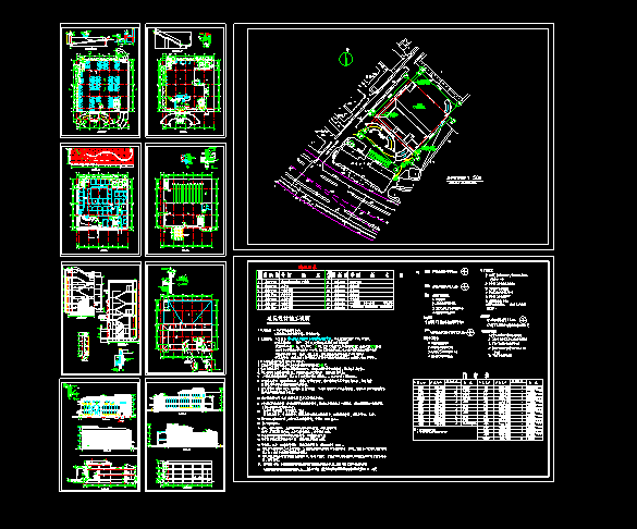利安达综合大楼施工设计CAD建筑图_图1