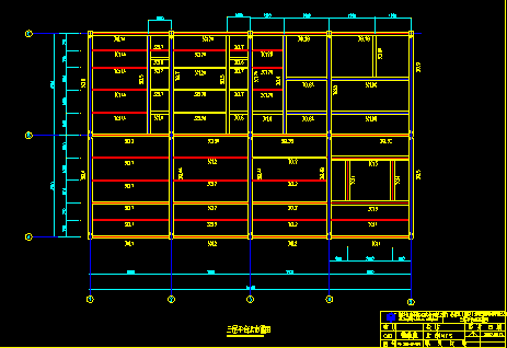 三层楼钢结构制造图CAD平立设计-图二