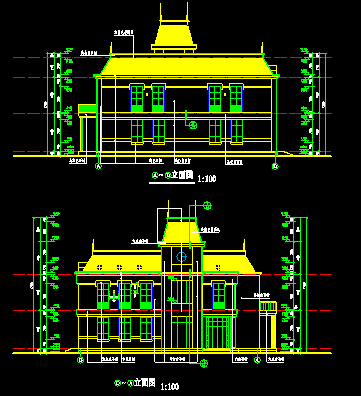 某市歌舞厅设计CAD总平面方案图-图二