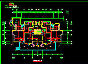 高层住宅建筑配电照明cad平面设计图-图二