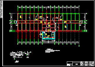 某商业综合楼结构建筑全套cad设计施工图纸-图二