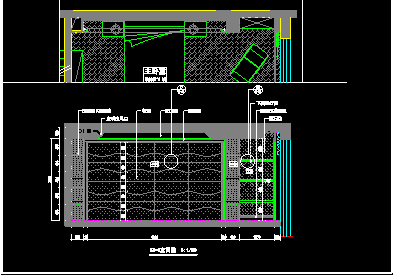 某跃层户型室内装修cad施工设计方案图纸-图二