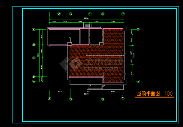 某地区某经典风格别墅cad建筑施工图-图二