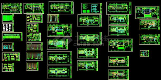 某地星级酒店电气设计方案CAD施工图(含设计说明）-图一