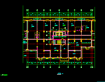 某小区高层公寓建筑CAD设计施工平立面图纸-图二