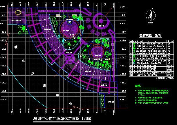 某城市广场全套环境设计CAD施工图-图二