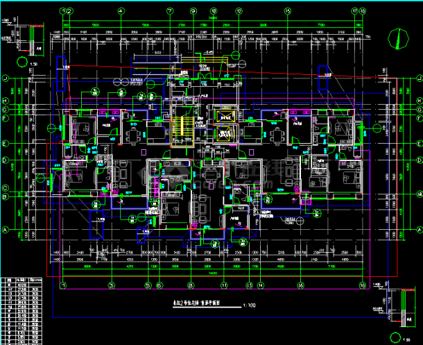 住宅楼全套建筑施工图（含节能设计）-图二