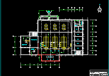北京某小区锅炉房工艺cad平剖面设计图纸-图二