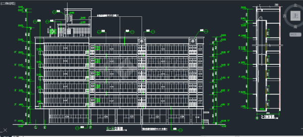 某地区邓桥商业购物城建筑设计CAD施工图-图二