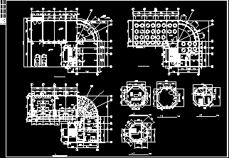 某星级酒店建筑CAD设计施工平立面图纸-图二