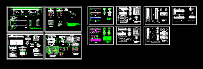 一整套3跨13米公路桥cad施工设计详细图纸_图1