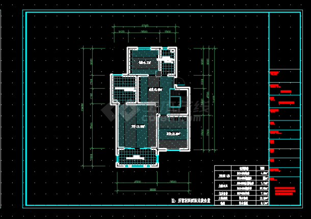 某三层联排式别墅电气施工CAD设计方案图纸-图二