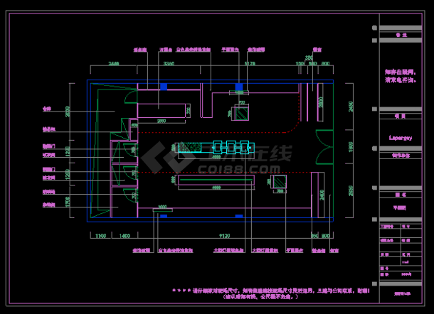 某服装商场装修CAD施工设计详图-图二