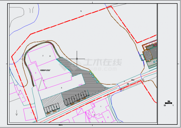 一套村部及仁寿桥 室外景观工程 CAD设计图纸-图二
