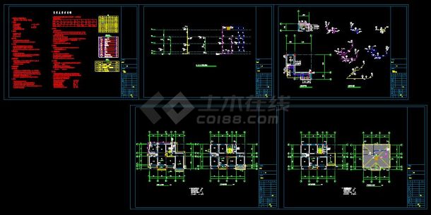 某地多层农居房建筑cad给排水设计施工图(含设计说明）-图一