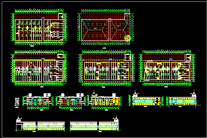 某市大型商场全套建筑CAD设计施工图_图1