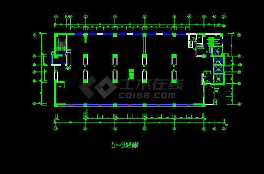 明日新概念公寓建筑施工CAD设计方案图纸-图二