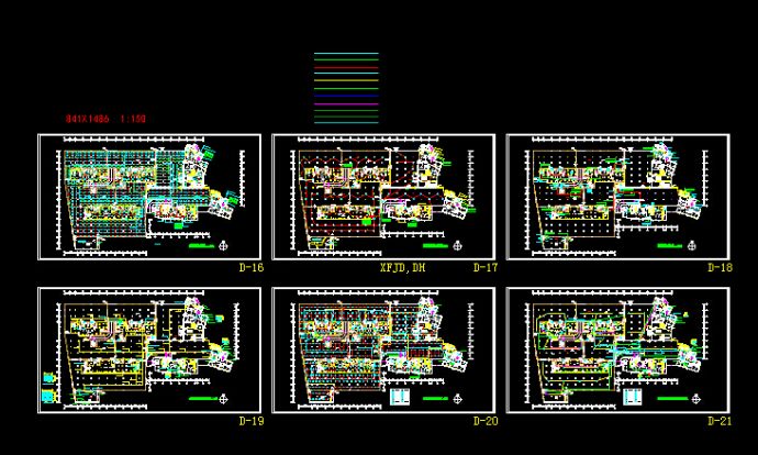 某小区高层地下室电气施工CAD施工图纸_图1