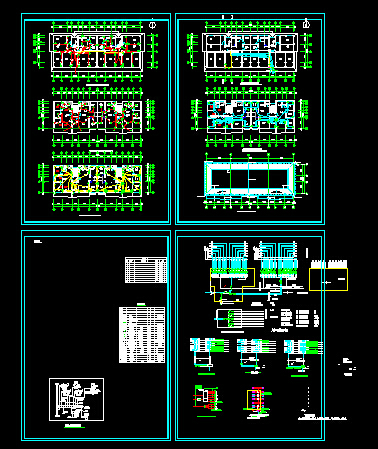 某住宅楼电气建筑全套CAD设计图纸_图1