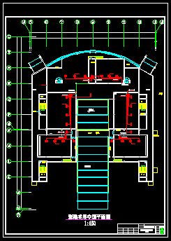 某全整套大型电影院电气cad设计施工图-图二