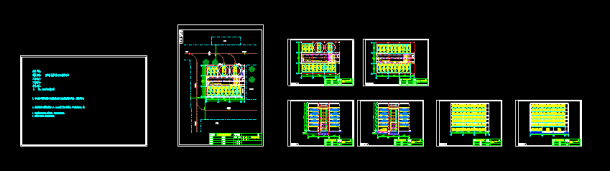全自动机械立体停车库CAD施工设计详图-图一