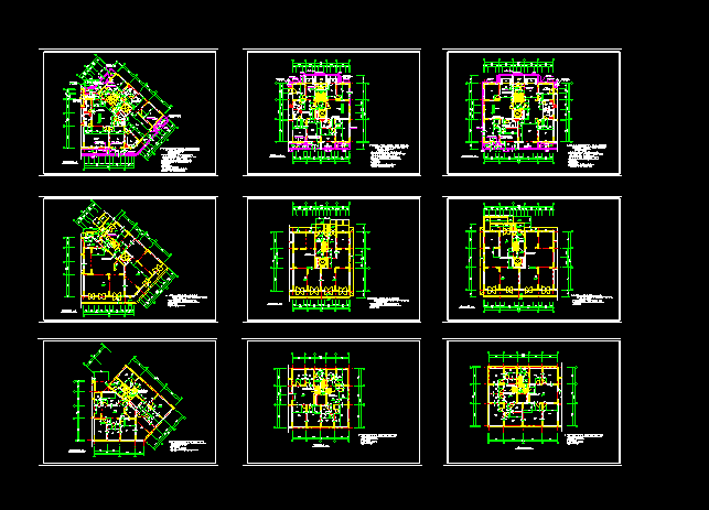 现代化多层住宅CAD平立面详细图纸_图1